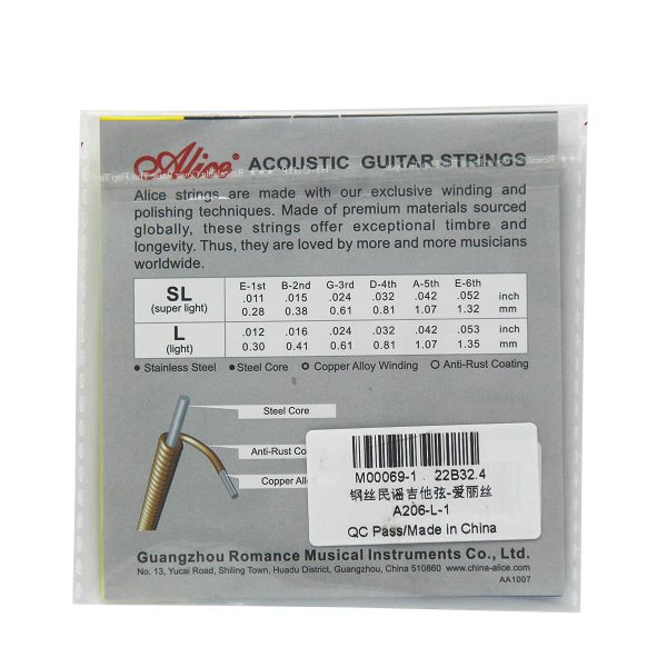 Alice A206 Acoustic Guitar String - Image 3