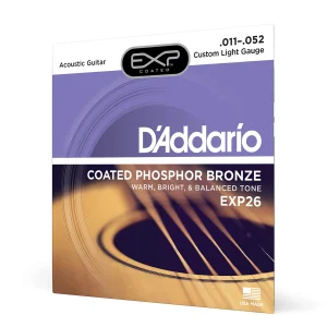 D'Addario EXP26 Coated Phosphor Bronze Acoustic Guitar Strings