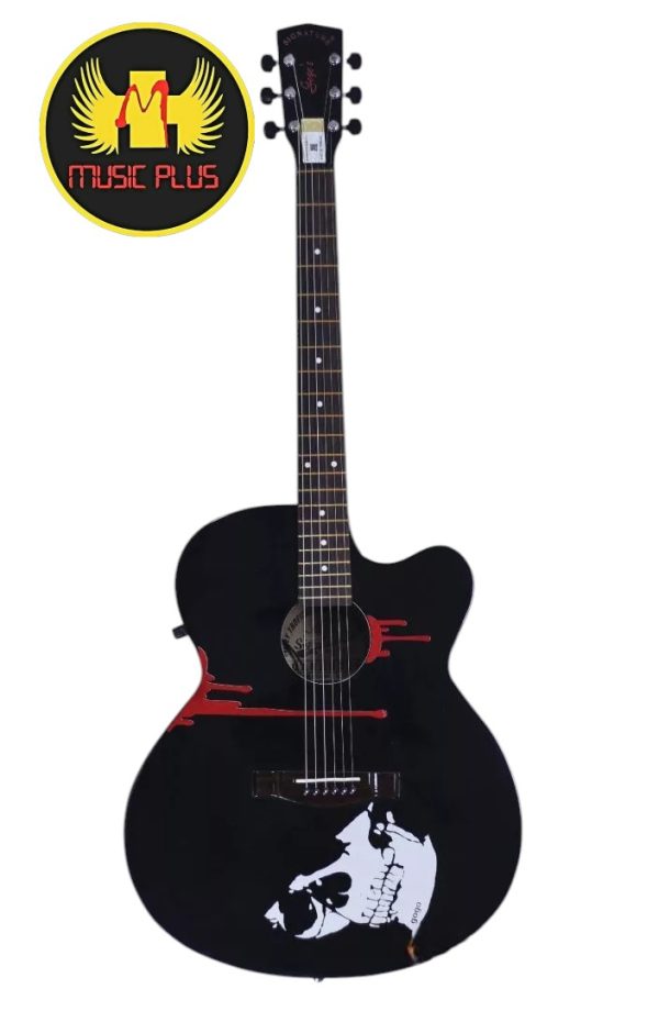 Signature Gogo’s Acoustic Guitar – Black Glossy - Image 2