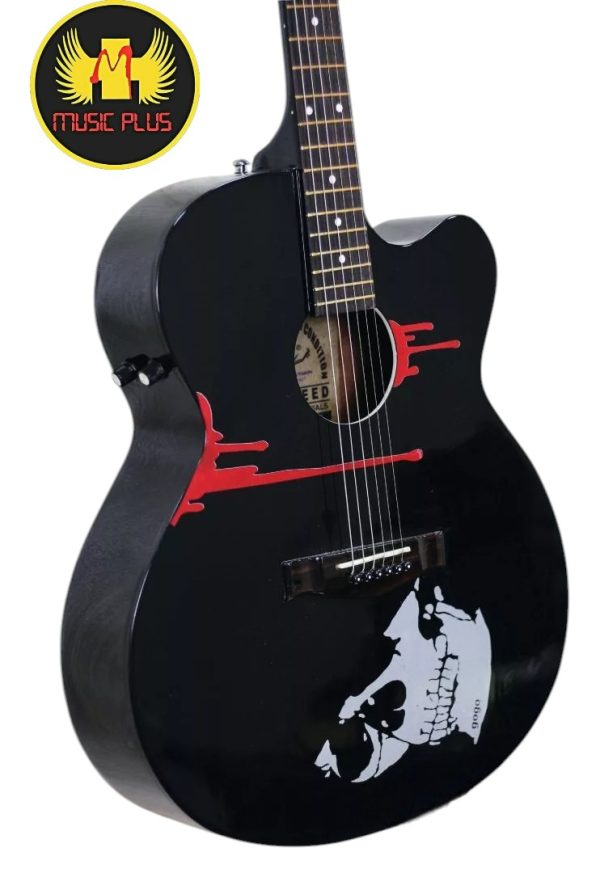 Signature Gogo’s Acoustic Guitar – Black Glossy - Image 4