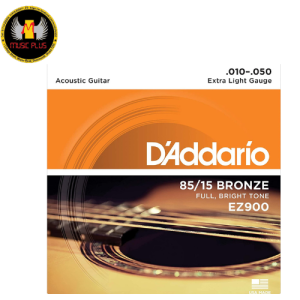 D'Addario Bronze Acoustic Guitar Strings_(.010-.050_Extra Light Gauge)_Stainless Steel Material