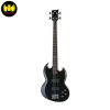 ESP Viper-104 LTD Viper Series Electric Bass Guitar, Black Golssy