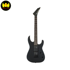 Jackson Dinky JS11 Electric Guitar - Black Solidbody Electric Guitar with Basswood Body, Maple Neck, Amaranth Fingerboard, 2 Humbucking Pickups, and Tremolo - Black