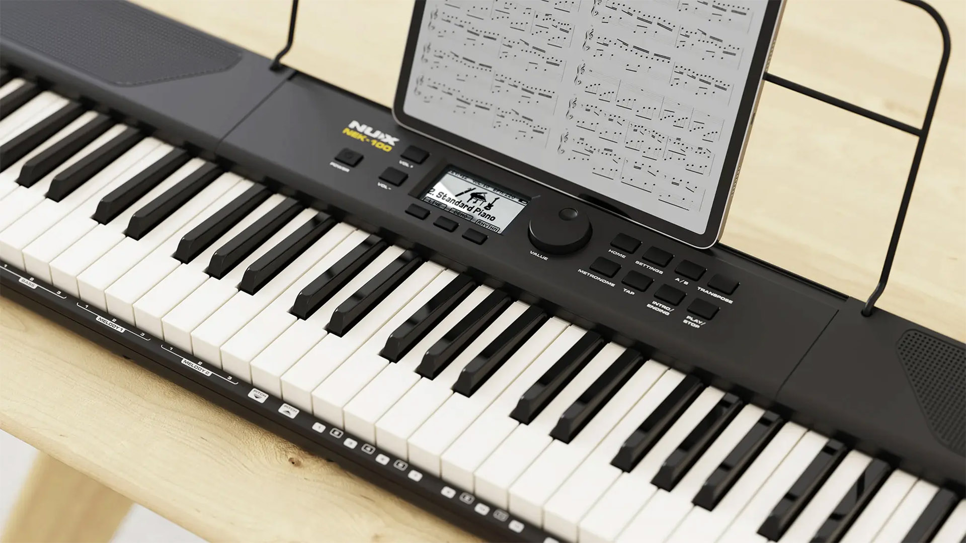 NUX NEK-100 61-Keys Portable Digital Piano - Image 3