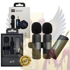 K35 Wireless Microphone – Clear Sound, Strong Range & Easy Plug-and-Play