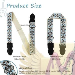 Printed Guitar Strap –Acoustic & Electric Guitars